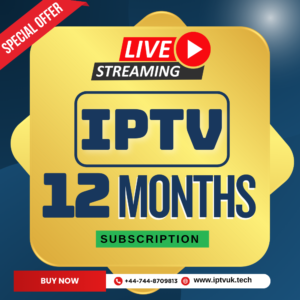 12 Month IPTV Subscription