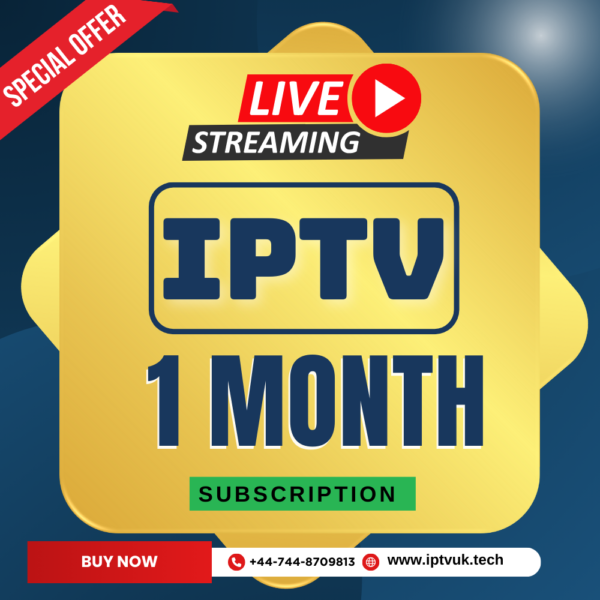 1-Months IPTV Subscription